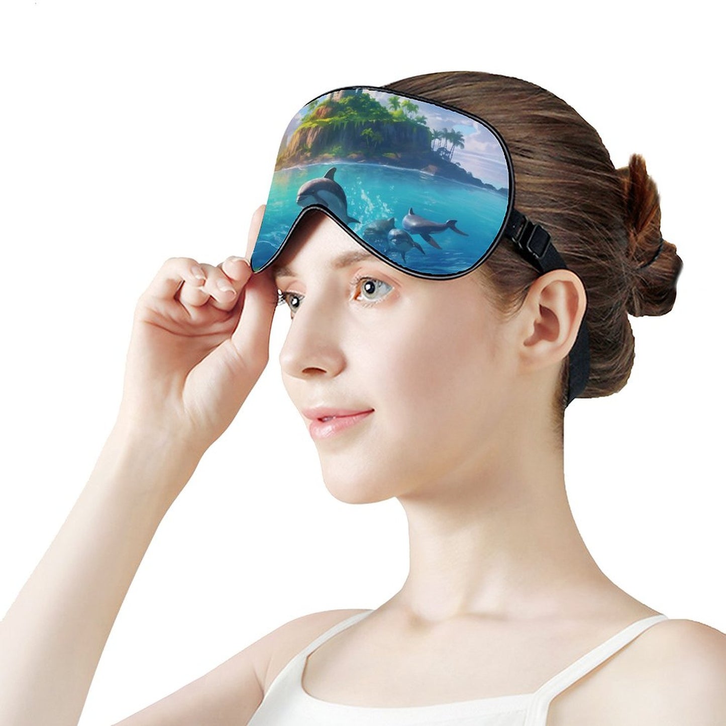 Sleep Mask Dolphins HSM01B004 normal-online-PERSONAL DESIGN