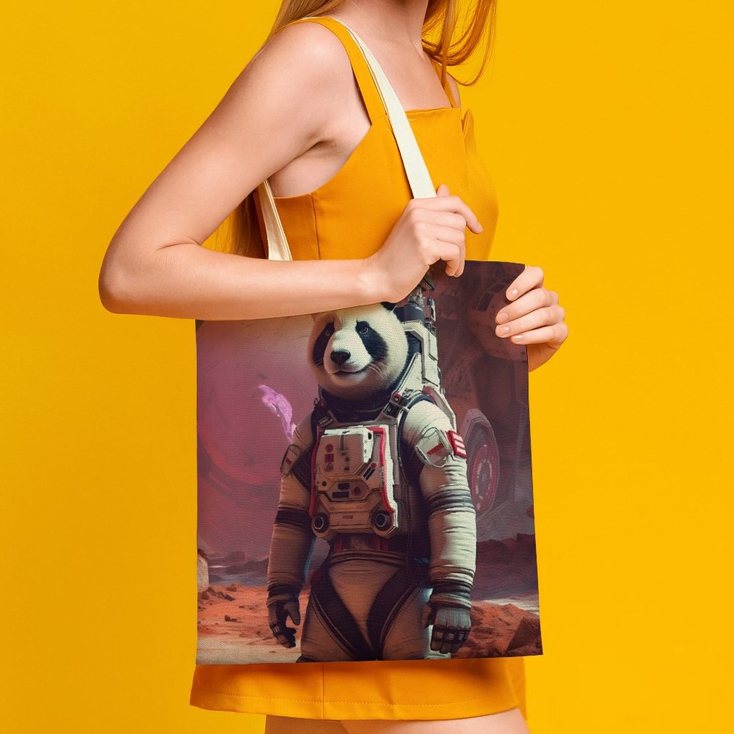 Canvas Tote Bag Double SolarLab_a_Panda_astronaut_walk_on_the_Mars_starship_Cyberpunk__2c9bca64-42ac-4372-9004-11ba37f4a622 Style-32 38×41cm normal-online-PERSONAL DESIGN