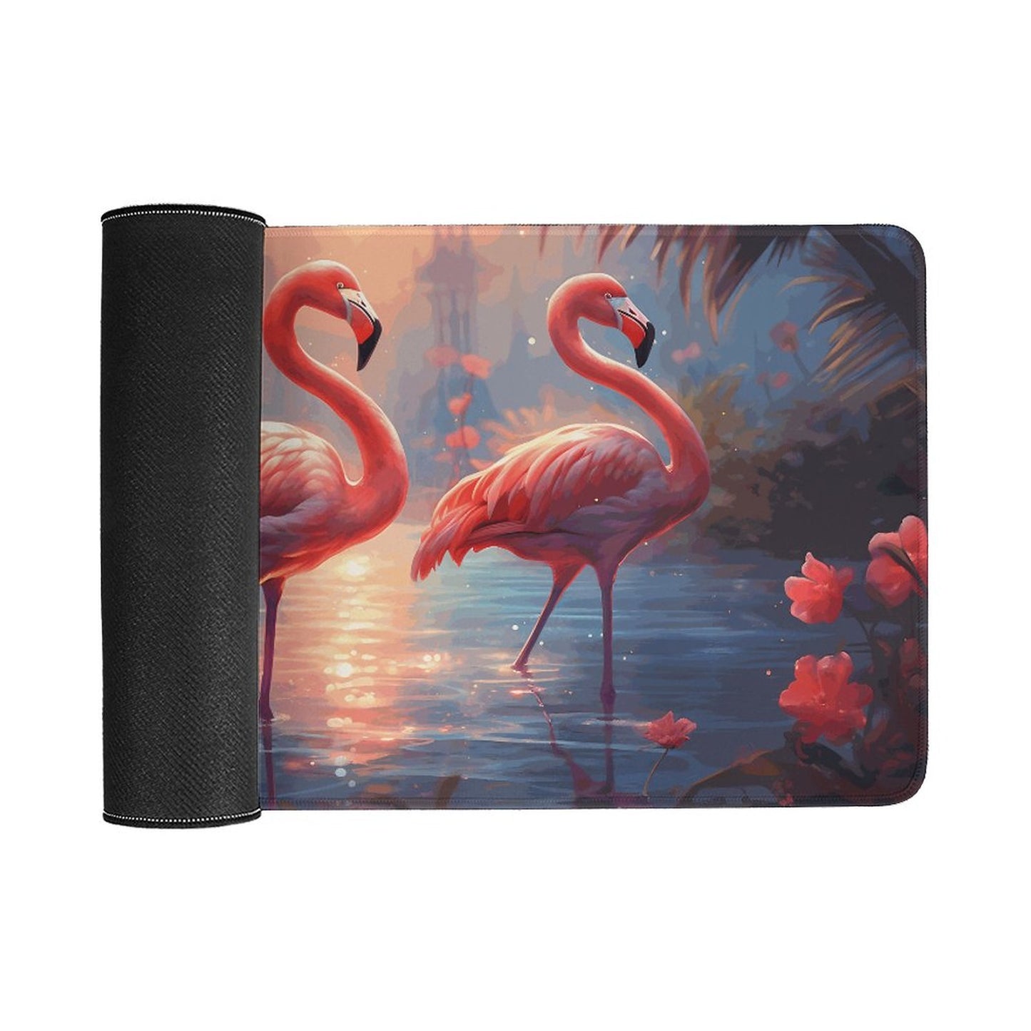 Desk Mat Overlock, Tropical Flamingos, DA04A11 - iTopMax