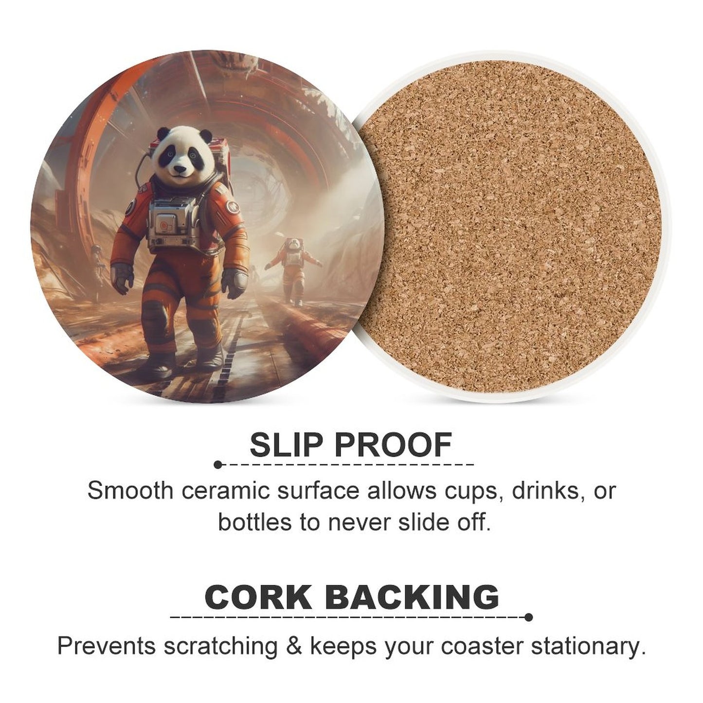 Ceramic Coasters (Round) SolarLab_a_Panda_astronaut_walk_on_the_Mars_starship_Cyberpunk__2b81100f-76f5-41c8-8fb9-1cf399cedd1f normal-online-PERSONAL DESIGN