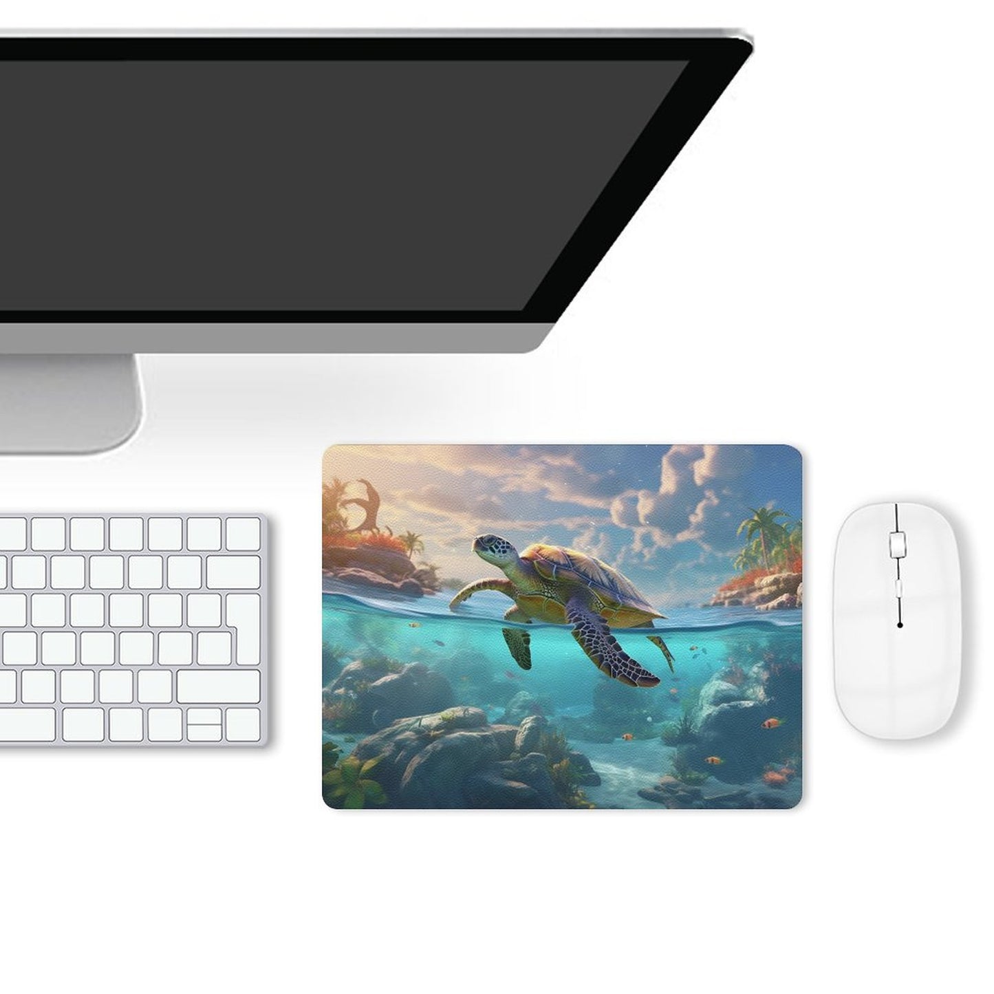 Leather Mouse Pad SolarLab_Sea_turtles_tropical_sea_island_sunlight_hyper-detail__88c311a8-1508-4981-8598-3d2b7de2cfd0 Style One Size normal-online-PERSONAL DESIGN