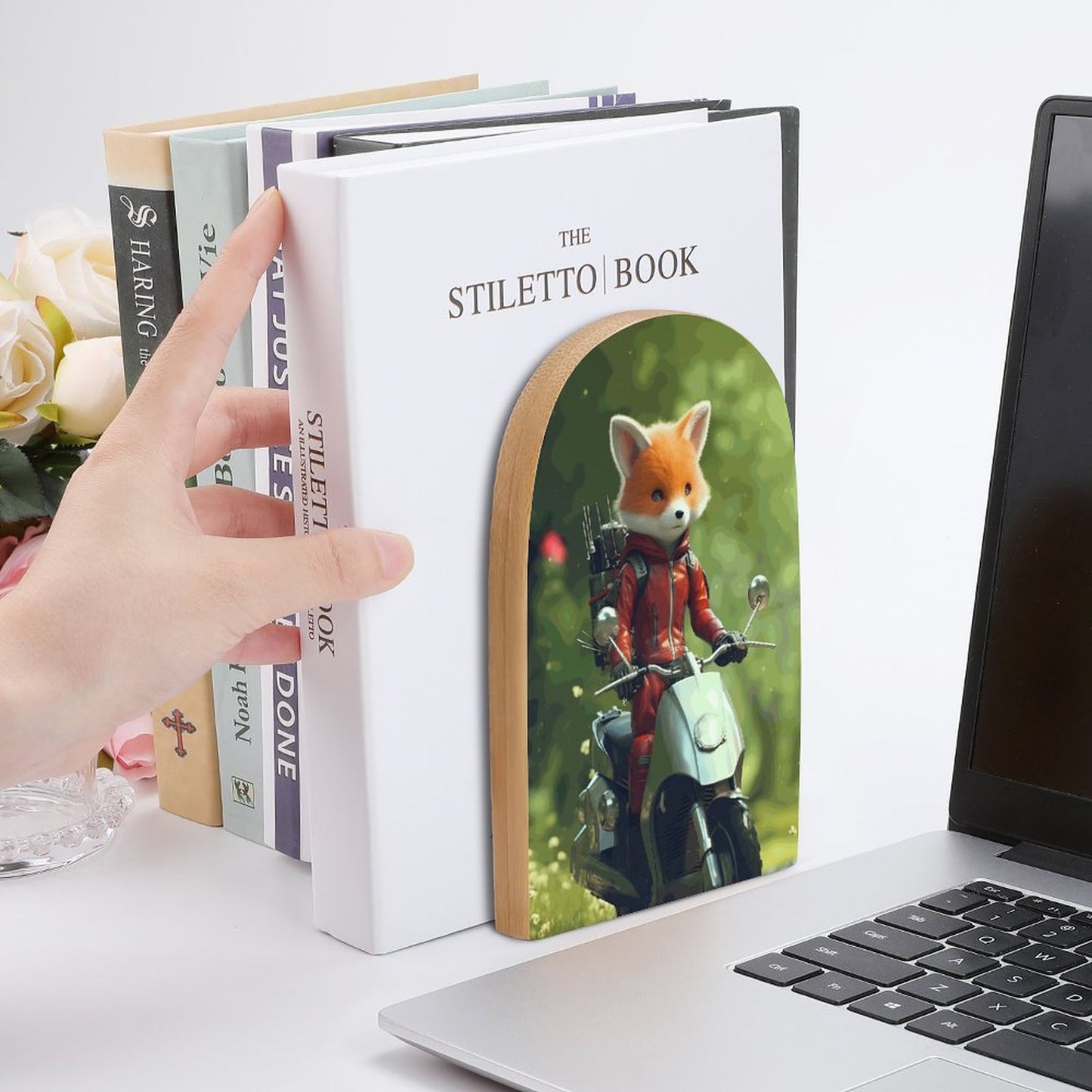 Bookends SolarLab_French_fairy_tale_The_little_prince_wore_a_helmet_carr_185c5aa4-0b2c-4b6d-a746-777e06b9c157 Style-1 One Size normal-online-PERSONAL DESIGN