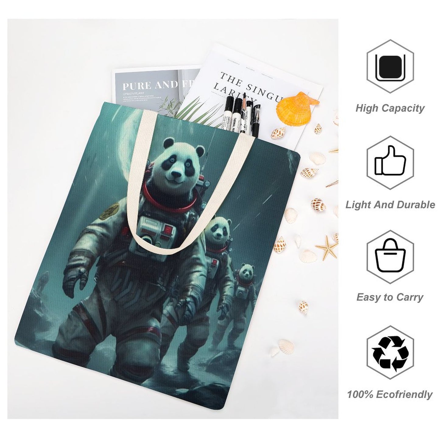 Canvas Tote Bag Double SolarLab_Panda_astronauts_walk_on_the_moon__Cyberpunk_futuristi_aba97693-24f0-402b-b670-9780391a5621 Style-24 38×41cm normal-online-PERSONAL DESIGN