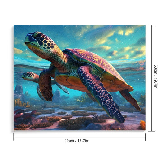 Paint by Number SolarLab_Sea_turtles_tropical_sea_island_sunlight_fantasy_art_d_8c17eb4f-0c33-48bc-80bd-25ce9d585c40 Style 20*16inch (50*40CM) normal-online-PERSONAL DESIGN