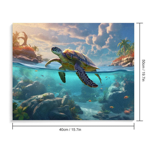 Paint by Number SolarLab_Sea_turtles_tropical_sea_island_sunlight_hyper-detail__88c311a8-1508-4981-8598-3d2b7de2cfd0 Style 20*16inch (50*40CM) normal-online-PERSONAL DESIGN