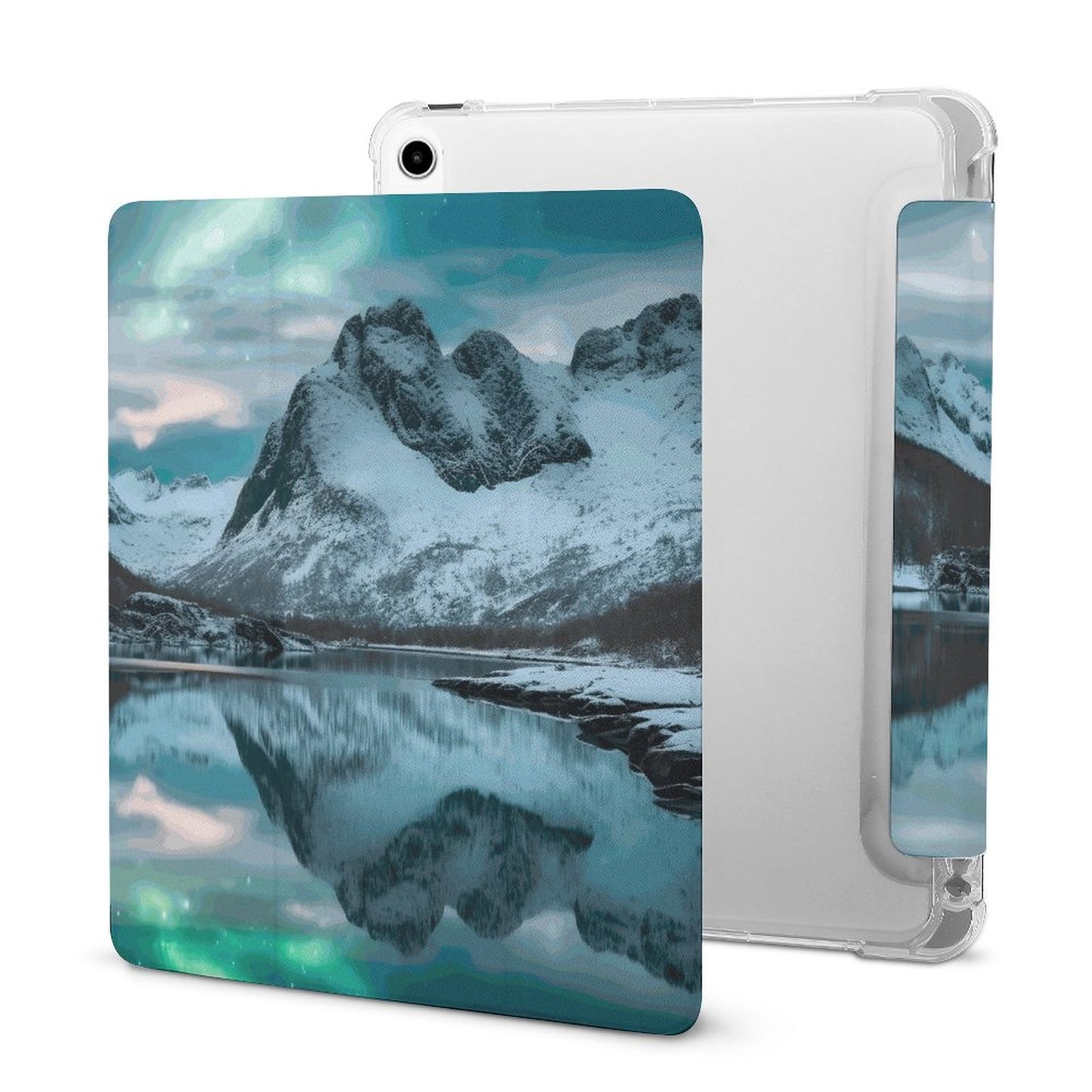 The Ipad Pen Slot Case SolarLab_Norwegian_aurora_winter_mountains_forests_lake_hyper-d_2b797c5c-a847-440b-ba22-5bdd5b69435c normal-online-PERSONAL DESIGN