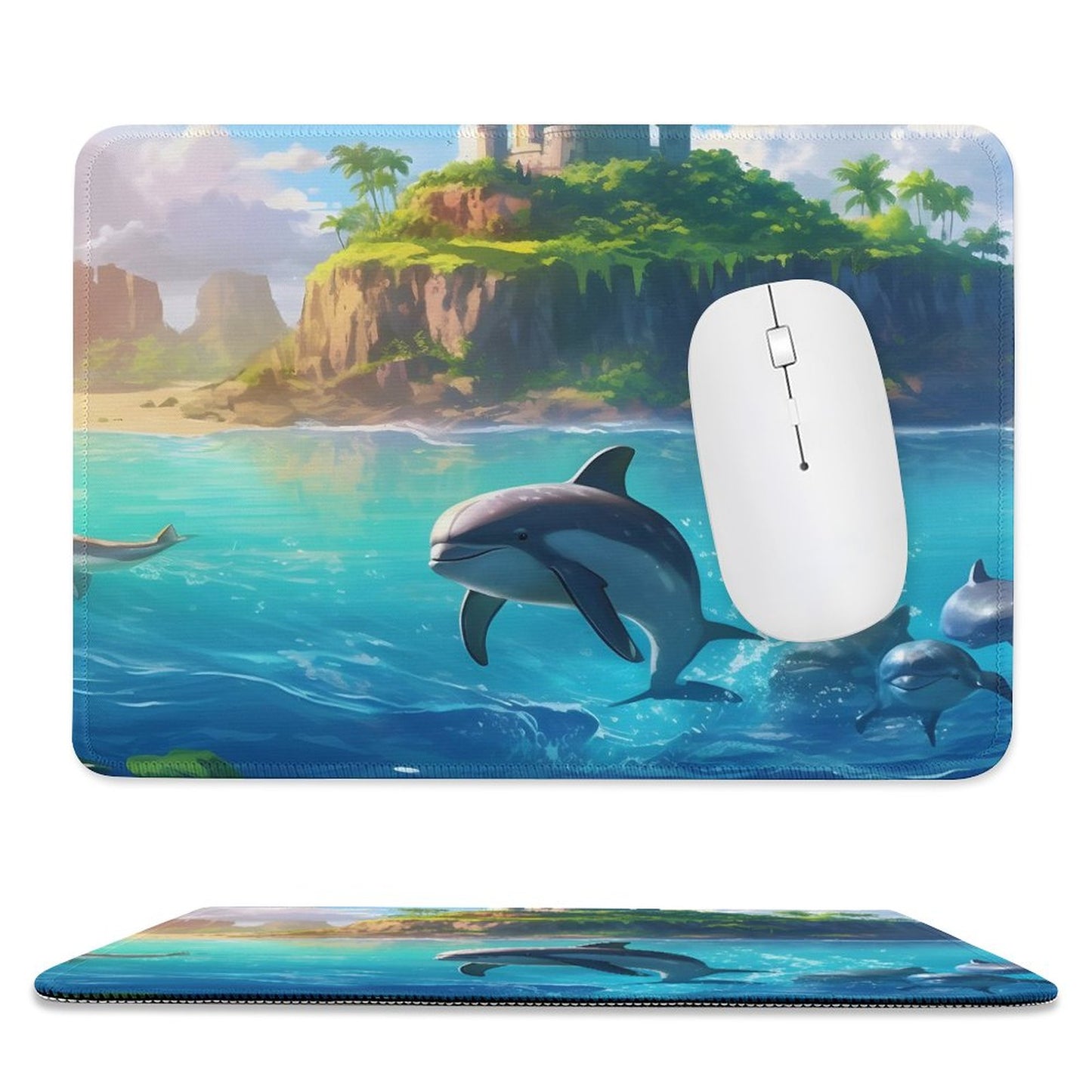 Mouse Pad SolarLab_Dolphins_tropical_sea_island_sunlight_fantasy_stock_il_fcec8005-dae5-4c03-8fbd-f778649c18b4 normal-online-PERSONAL DESIGN