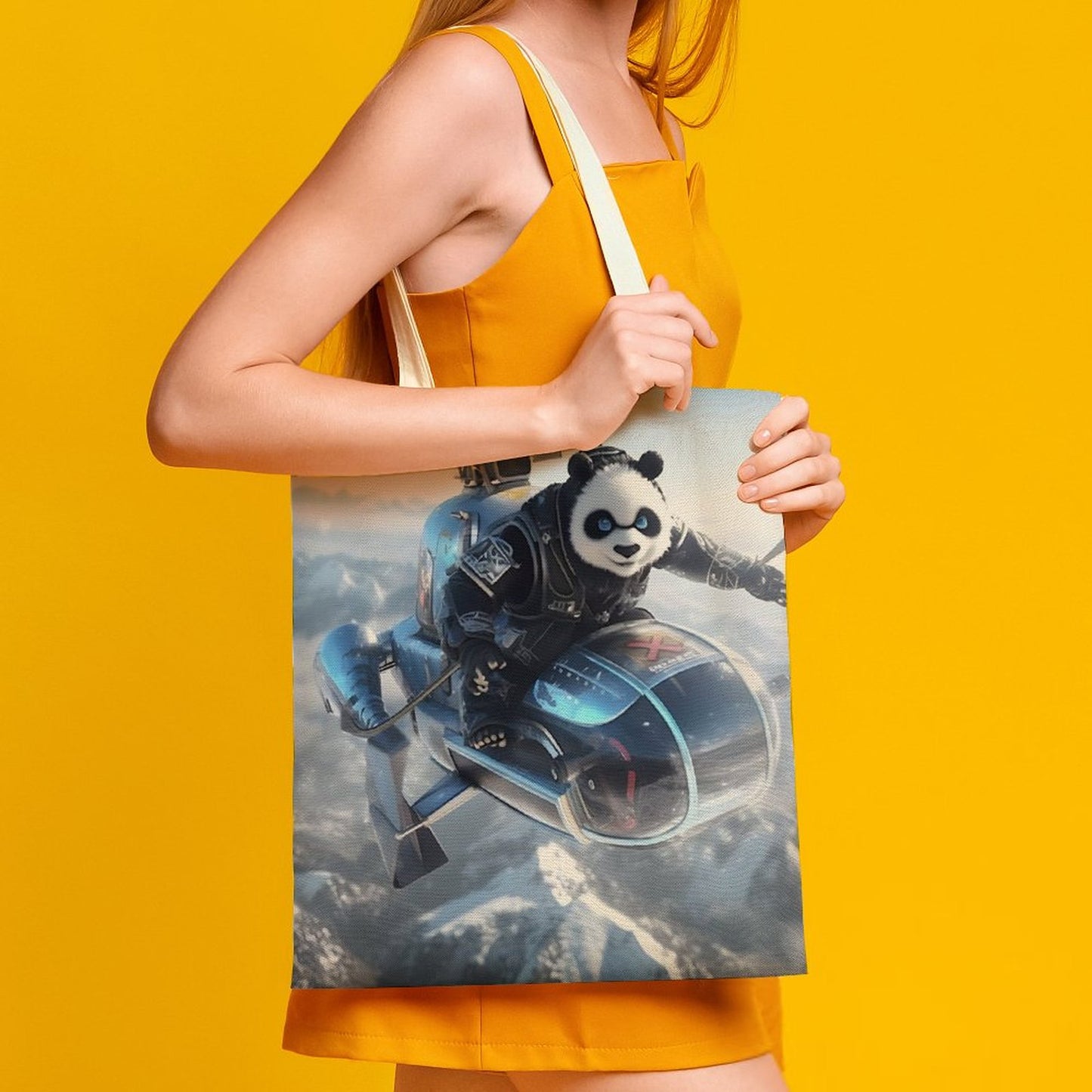 Canvas Tote Bag Double SolarLab_a_Panda_pilot_fly_a_super_helicopter_in_the_sky_on_sno_7f0e8b2a-91c1-46ab-afd0-5bf9e28ffb14 Style 38×41cm normal-online-PERSONAL DESIGN