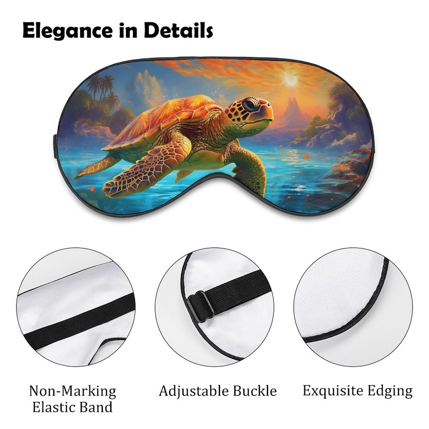 Sleep Mask Sea Turtles HSM01C002 normal-online-PERSONAL DESIGN