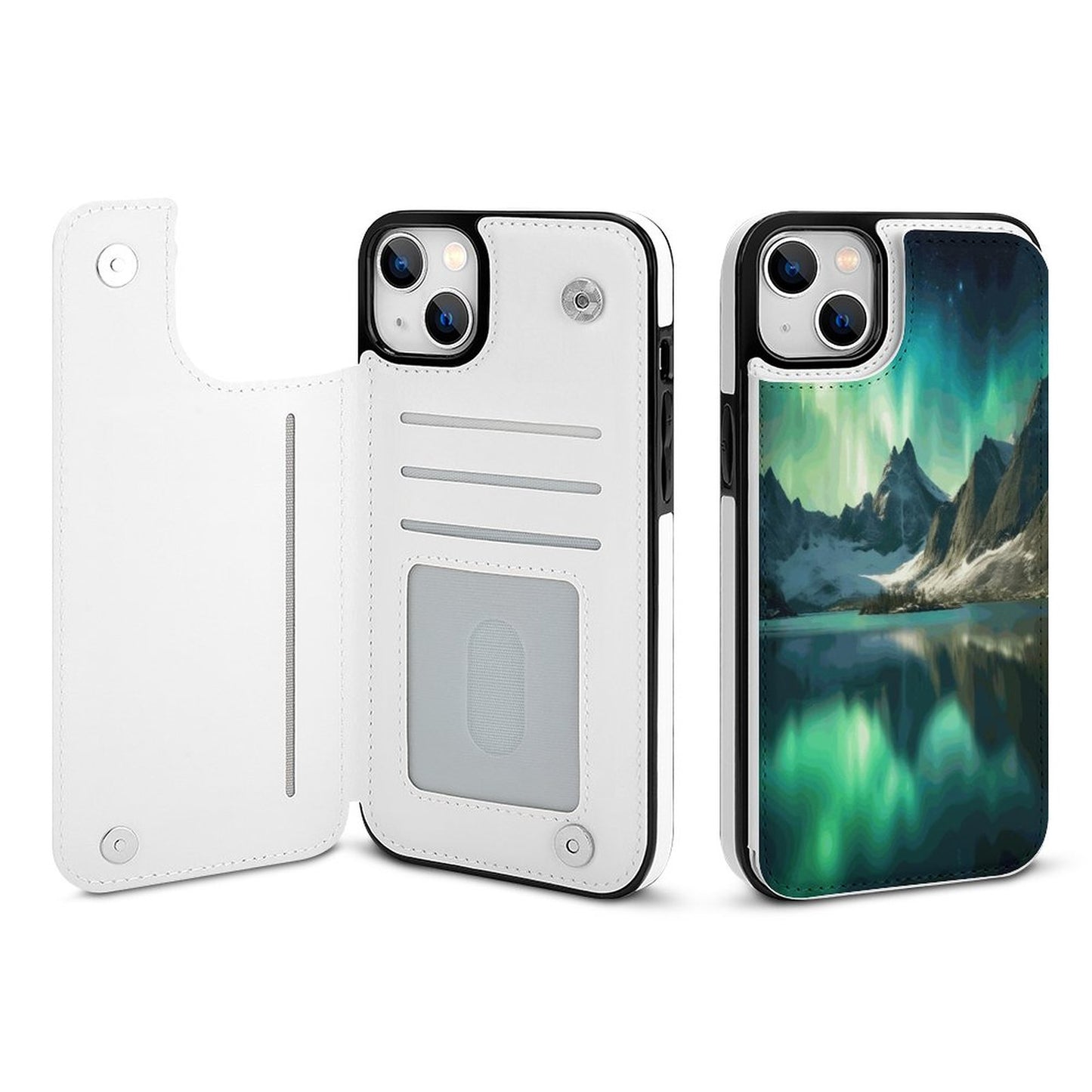 Mobile Phone Case for Apple IPhone 14 SolarLab_Norwegian_aurora_spring_mountains_forests_lake_hyper-d_9b6ded85-dc50-40b6-ba43-0fad71f7fd66 normal-online-PERSONAL DESIGN