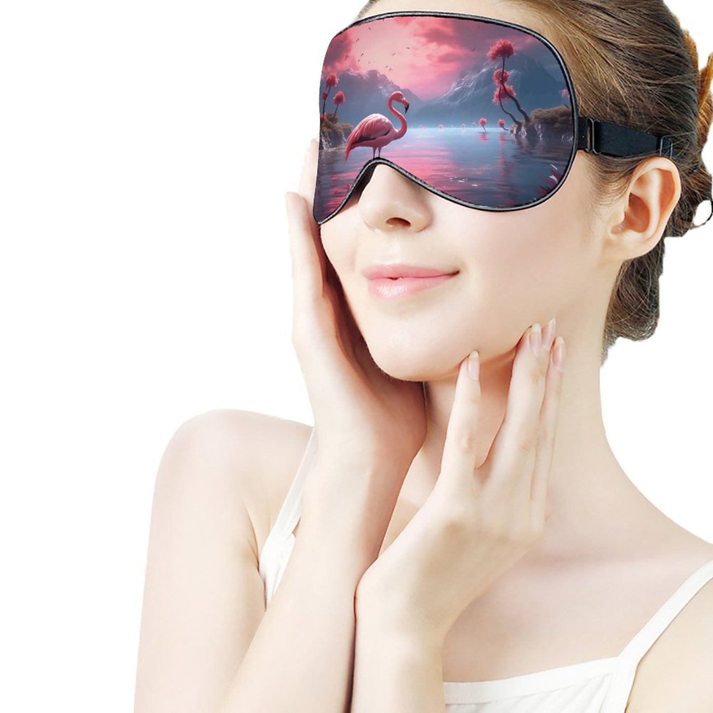 Sleep Mask Flamingos HSM01A012 normal-online-PERSONAL DESIGN
