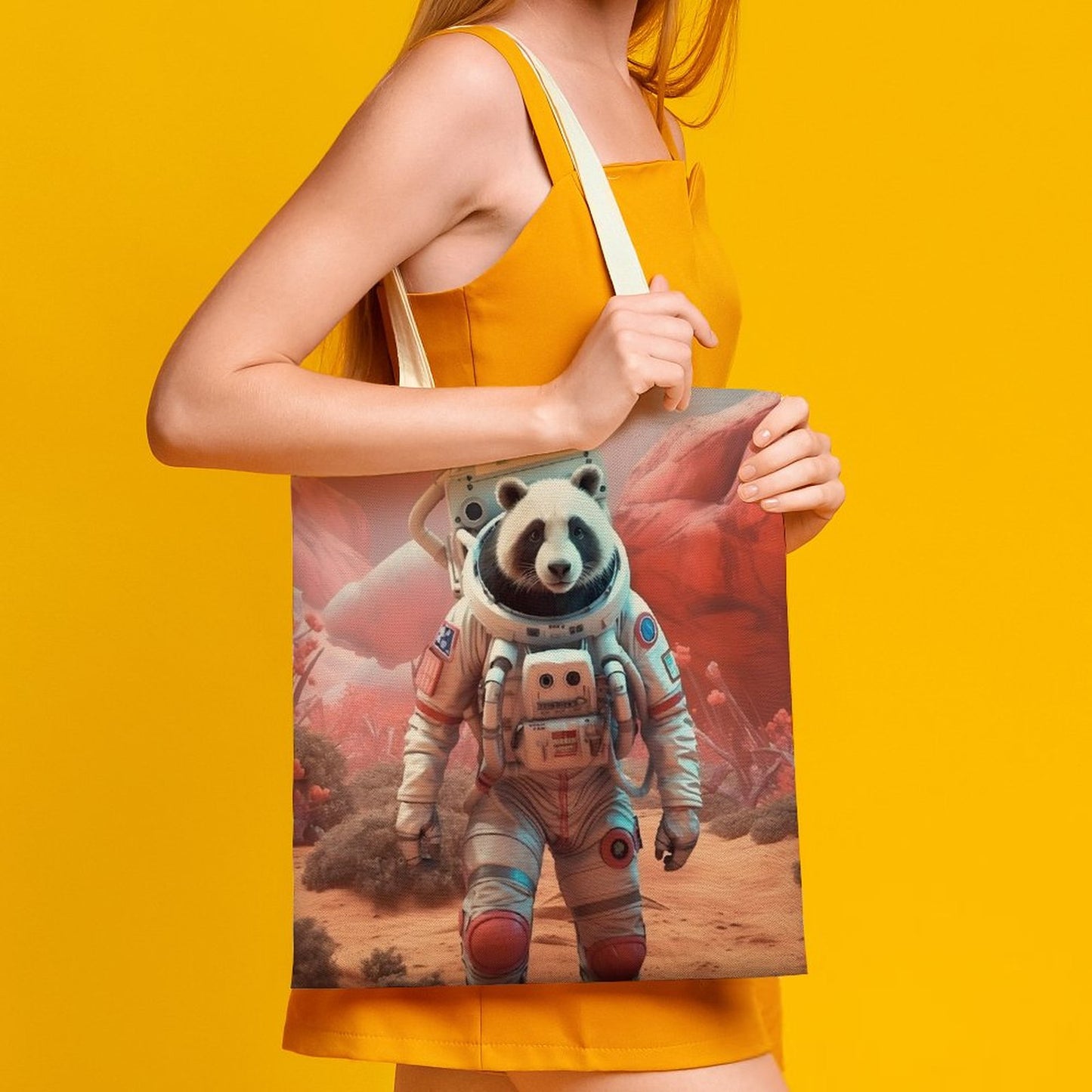 Canvas Tote Bag Double SolarLab_a_Panda_astronaut_walk_on_the_Mars_spaceship_Cyberpunk_0bdf3981-a0b9-4aad-bbc3-67798d3c110e Style-39 38×41cm normal-online-PERSONAL DESIGN