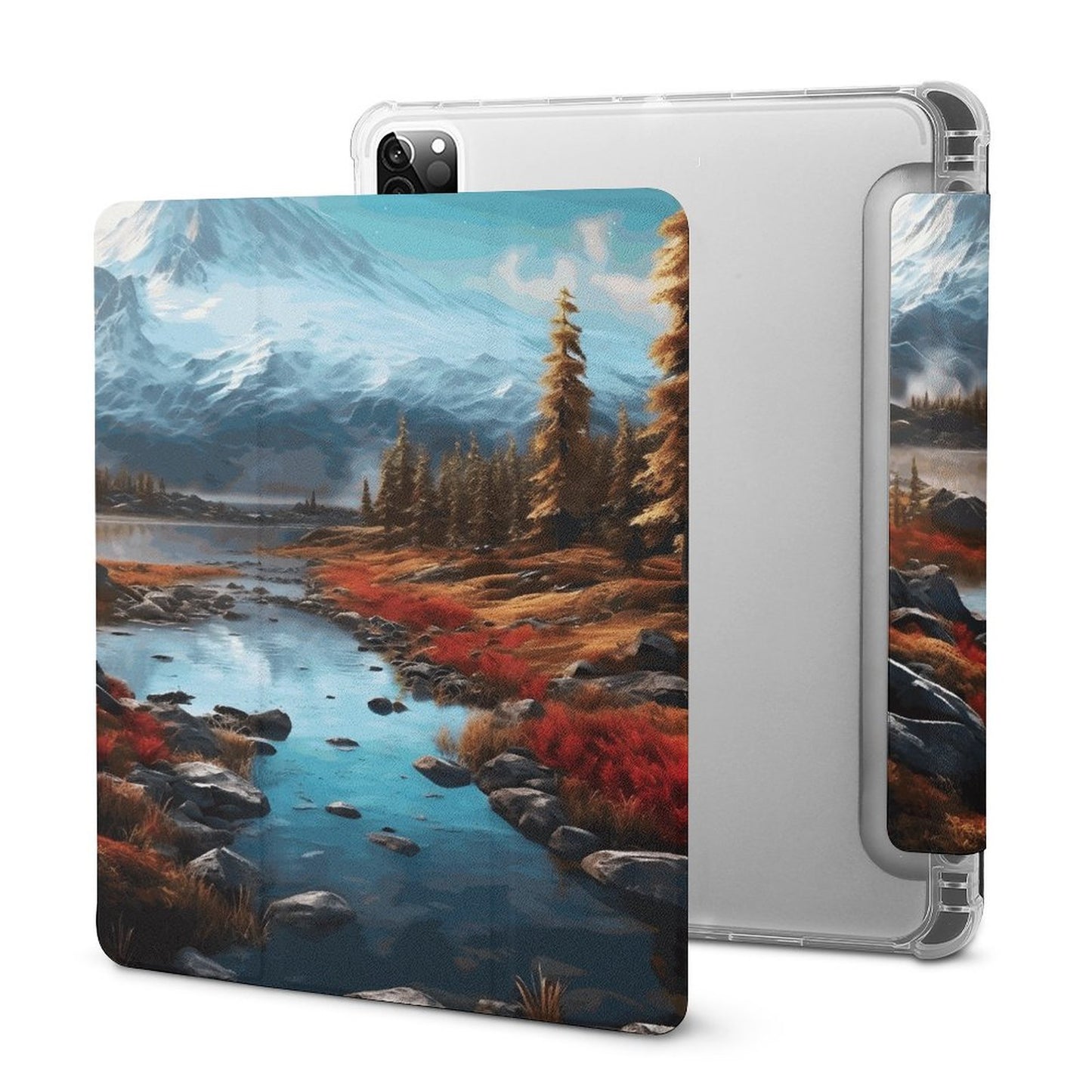 The Ipad Pen Slot Case SolarLab_Norwegian_aurora_autumn_mountains_forests_lake_hyper-d_e2aa2e52-6a16-40cc-b676-99c207efe850 normal-online-PERSONAL DESIGN