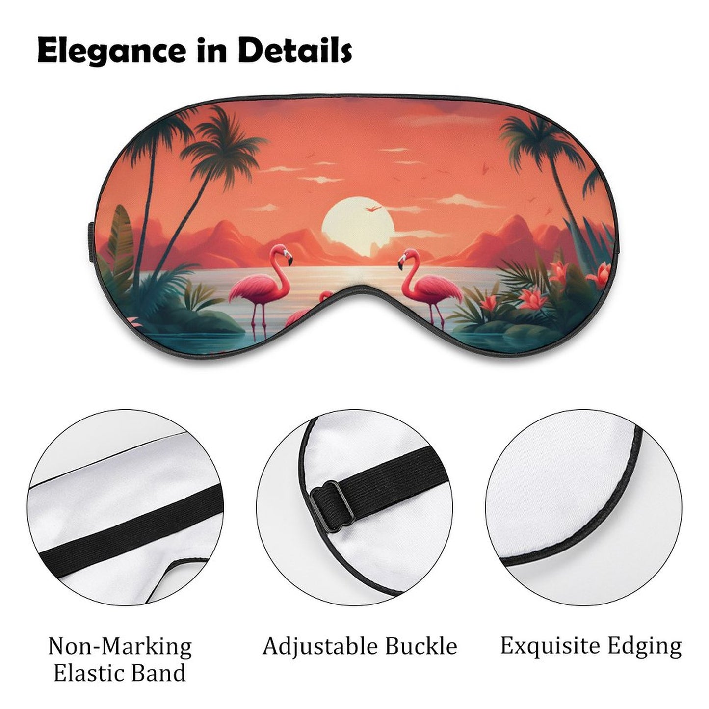 Sleep Mask Flamingos HSM01A001 normal-online-PERSONAL DESIGN