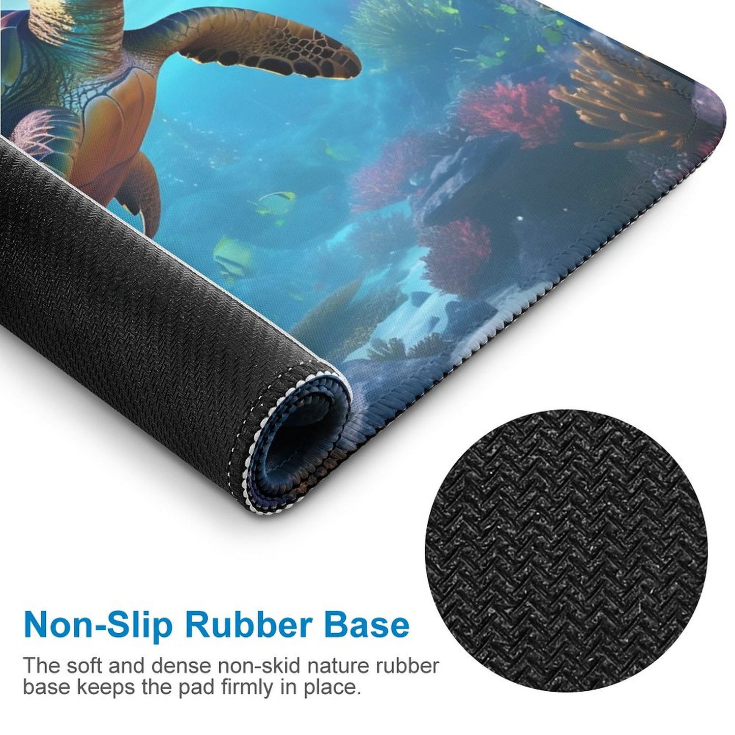Mouse Pad SolarLab_Sea_turtles_tropical_sea_island_sunlight_fantasy_stock_a8e2acd4-f704-46d7-956a-d919666d76ff normal-online-PERSONAL DESIGN