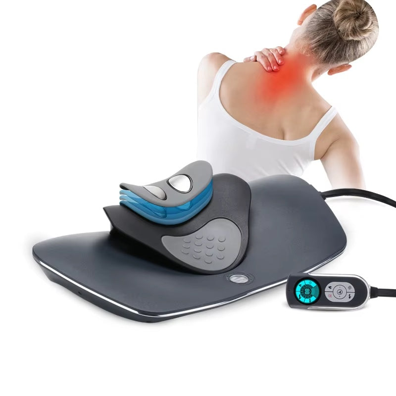US Local Electric Heat Therapy Massage Products Cervical Massager Traction Machine Pillow For Neck And Shoulder Massage