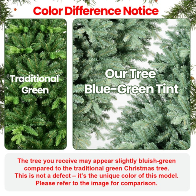 US Local Artificial 5ft Blue Green Tint Christmas Tree