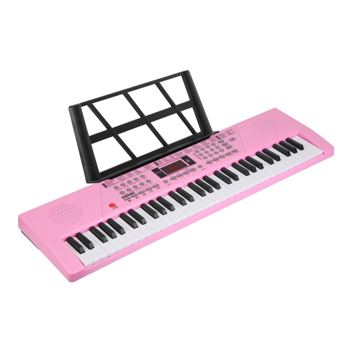 US Local 3 Types Options -- 1Pc 61 Keys Digital Music Keyboard Electric Piano Electronic Musical Instrument Kids Learning Keyboard With Microphone Stand For 3-12 Year Old Kids Girls Boys