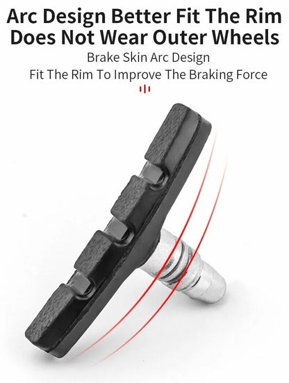 US Local 5 Pairs High Grade Cycling Bicycle Bike V Brake Pads 70mm Shoes Pads Black