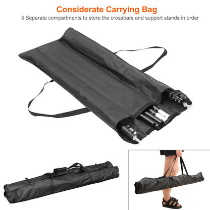 US Local 1Pc 6.5 X 10ft Photo Video Studio Backdrop Background Stand Adjustable Heavy Duty Photography Backdrop Support Stand Set With Carrying Bag Clamps