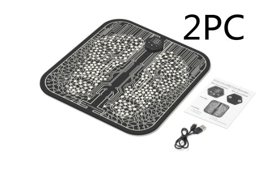 USA Local Ems Foot Massager Mat Tens Fisioterapia Electric Foot Cushion Blood Circulation Acupunctur Pad Foot Health Care Relaxation Pain