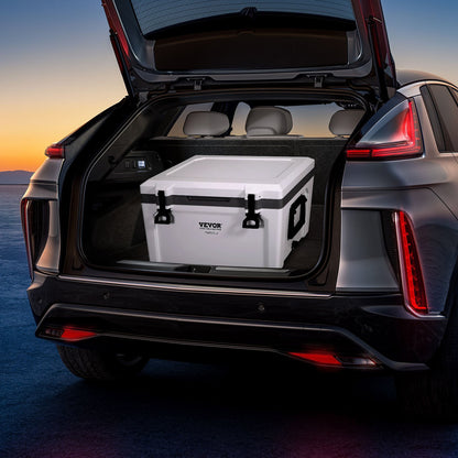 US Local Insulated Portable Cooler, 52 Qt, Holds 50 Cans, Ice Retention Hard Cooler With Heavy Duty Handle, Ice Chest Lunch Box For Camping, Beach, Picnic, Travel, Outdoor, Keeps Cool For Up To 6 Days