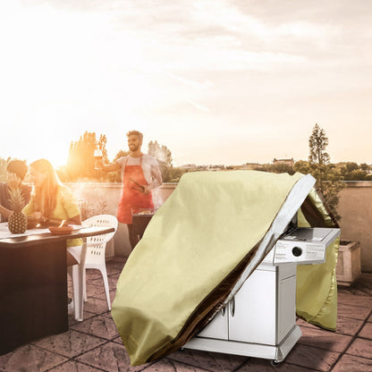 1Pc 70Inch Or 64Inch 210D Waterproof Outdoor BBQ Grill Cover Windproof Dustproof Patio Gas Grill Oven Protector Oxford Cloth Garden
