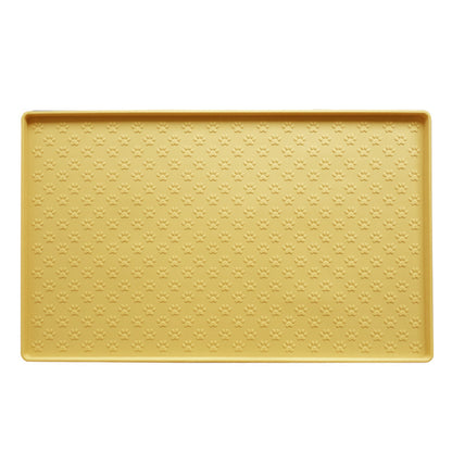 Spot Pet Mat, Waterproof And Easy To Clean Silicone Dog Mat, Cat Mat, Square Pet Placemat, Pet Supplies