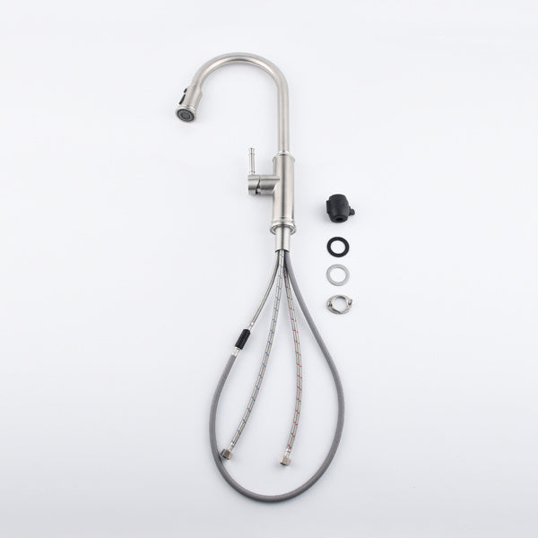 US Local Pulling Nozzle Kitchen Faucet