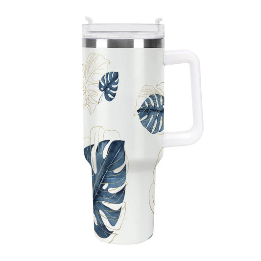 PHDT00030 POD US Local Tumbler 40 oz Large Capacity Car Cup Leaves, Phnom Penh