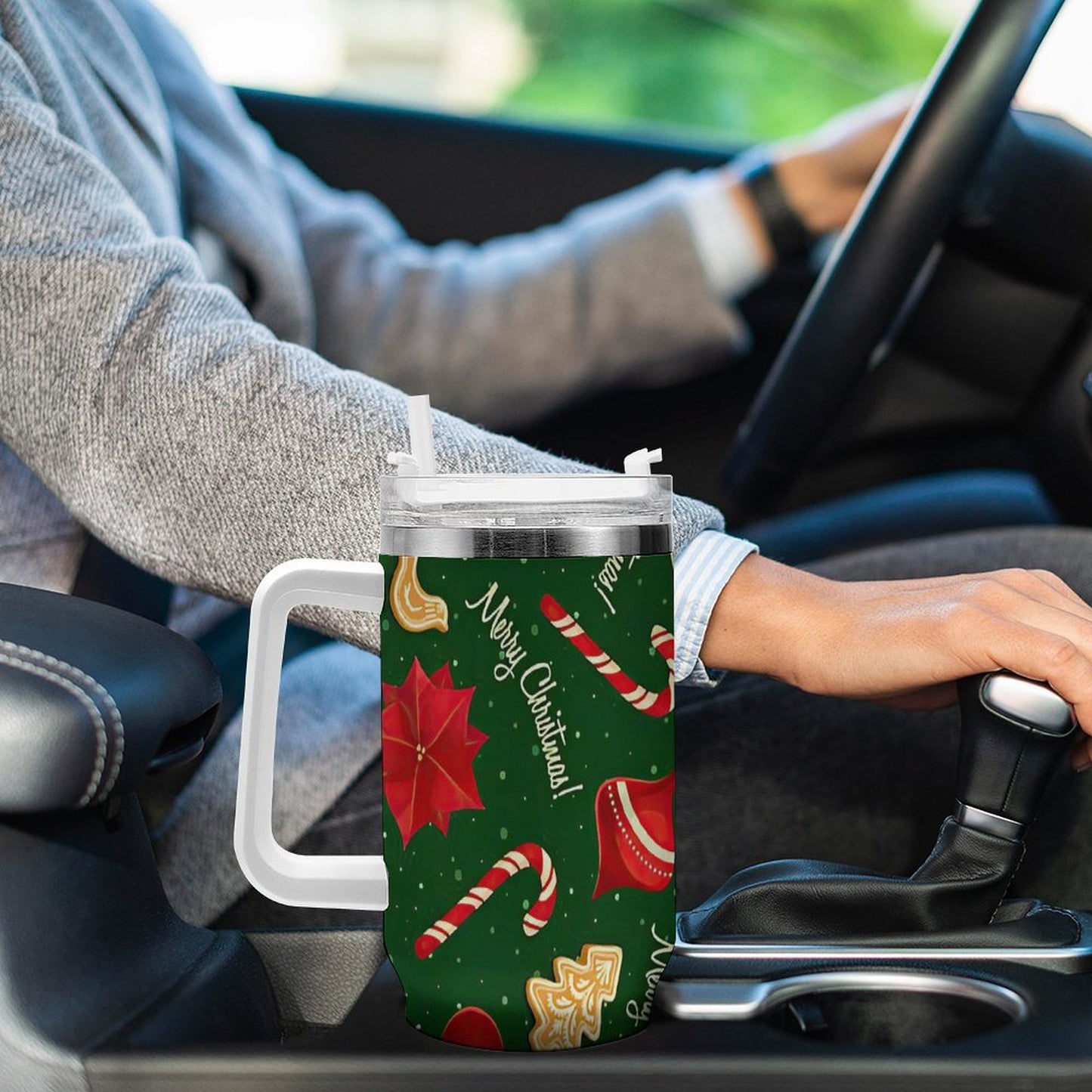 PHDT00175 POD US Local Tumbler 40 oz Large Capacity Car Cup Christmas