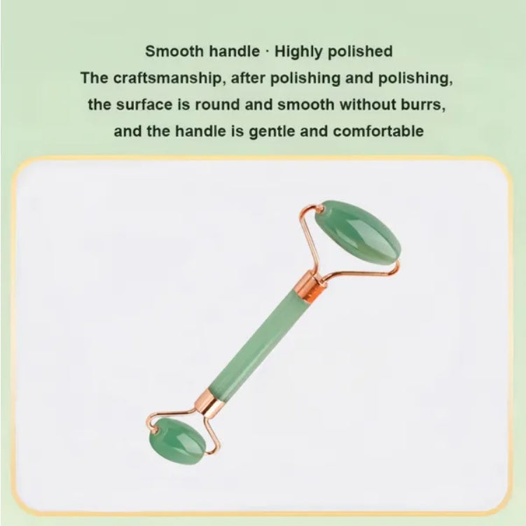 US Local Gua Sha Board 2PCS Massage Stone For Facial Body Skincare Roller Scraping Massager Natural Resin Facial Lifting Scraper Neck Anti Wrinkle Massager Tool