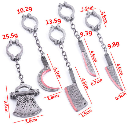 Car Keychain Halloween Theme Accessories Pendant