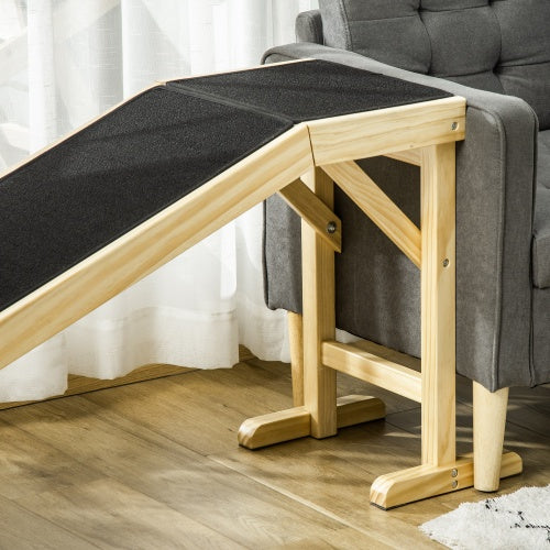 US Local Ramp For Dog Bed, Pet Ramp For Dog With Non-slip Carpet And Top Platform