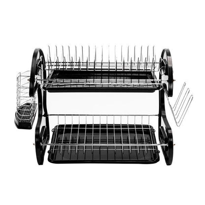 US Local Multi Functional Black Plastic Edge Bowl Rack