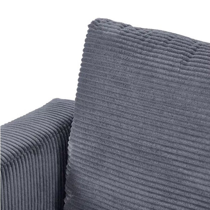 US Local Grey Linen Sofa