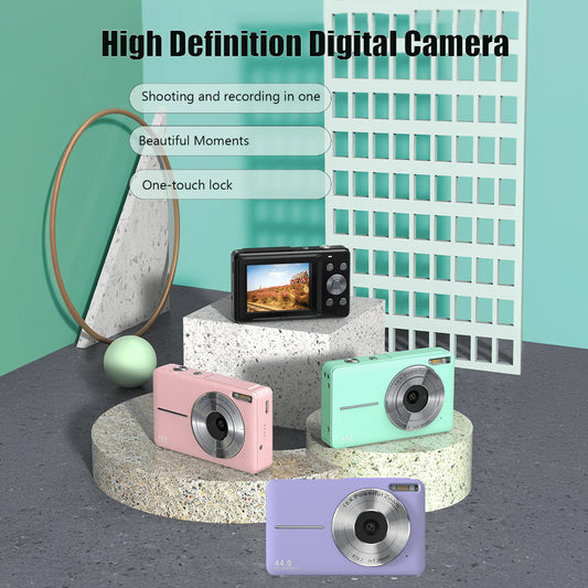 US Local Mini Digital Camera Children's HD Digital Camera Student Mini Digital Camera Boys And Girls Christmas Birthday Gift Children's Entry-level Camera