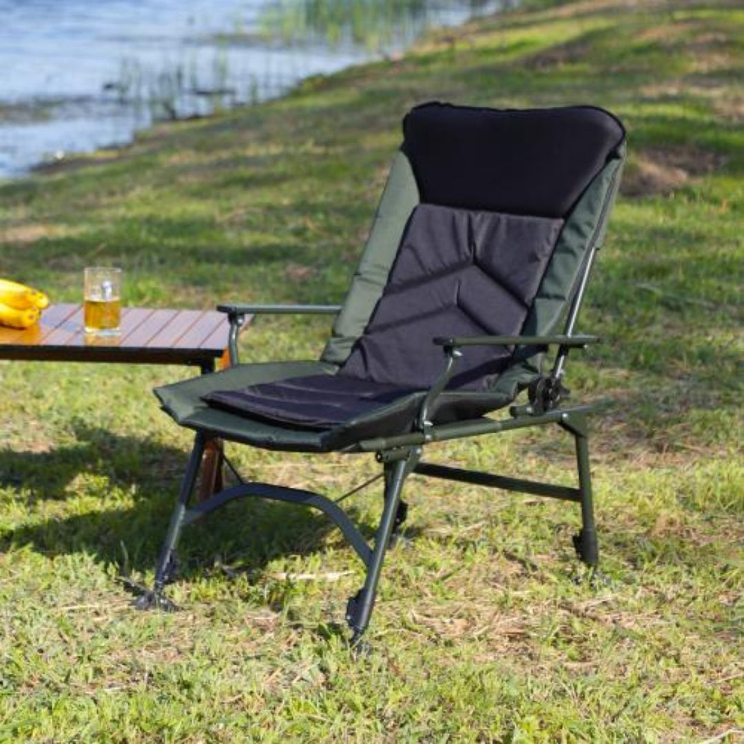 US Local Camping Lounge Chair With Removable Footrest