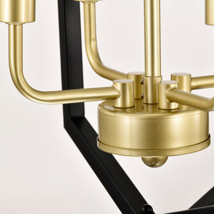 US Local 12-Light Lantern Tired Farmhouse Ceiling Hanging Light Black Chandelier Metal Modern Pendant Light Fixtures For Kitchen Island Dining Room Living Room Foyer Entryway E12 Bulbs Not Included