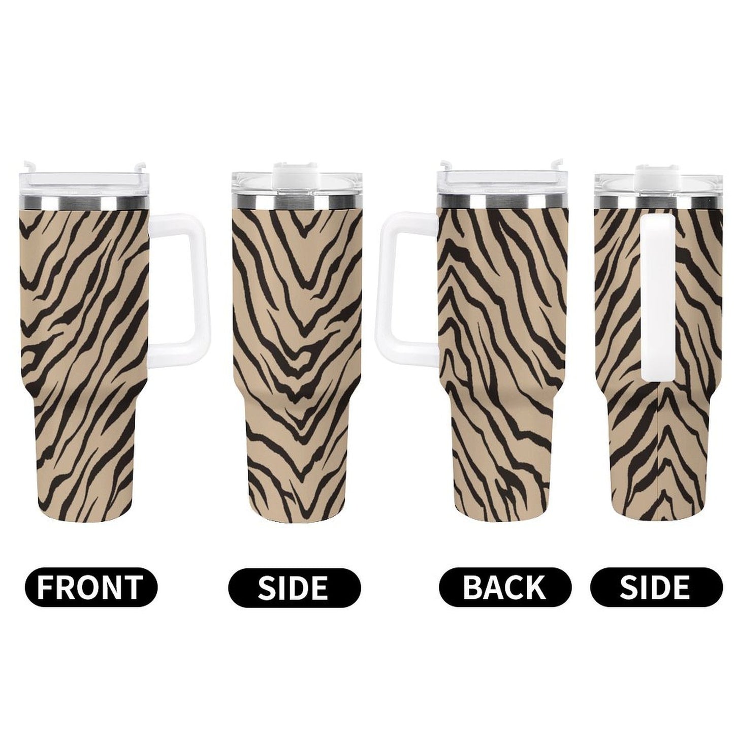 PHDT00402 POD US Local Tumbler 40 oz Large Capacity Car Cup Leopard