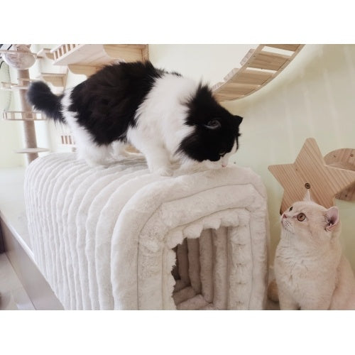 US Local Ottoman Storage Bench Pet Supplies Corduroy Bench Cat's Nest To Hide For The Living Room, Entryway And Bedroom