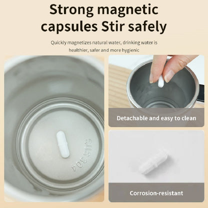 US Local Automatic Coffee Stirring Cup, Stainless Steel Self-stirring Coffee Cup With Lid, Automatic Stirring, LED Intelligent Display Temperature