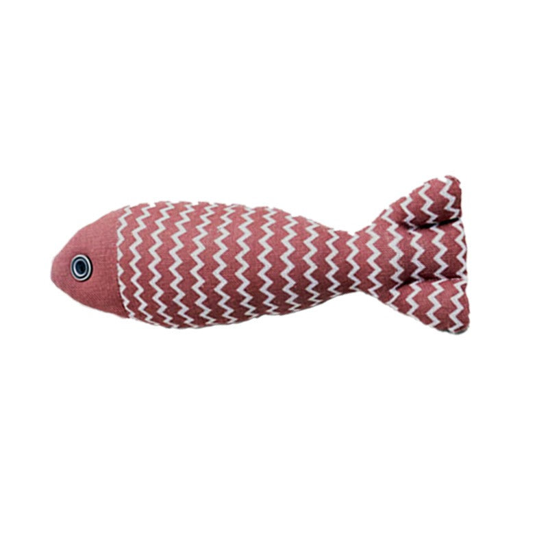 US Local Pet Mint Fish Toy - Three Colors Are Randomly Issued, Shovel Officials Must Enter, Pet Mint Fish Toys, Suitable For Cats Of All Ages