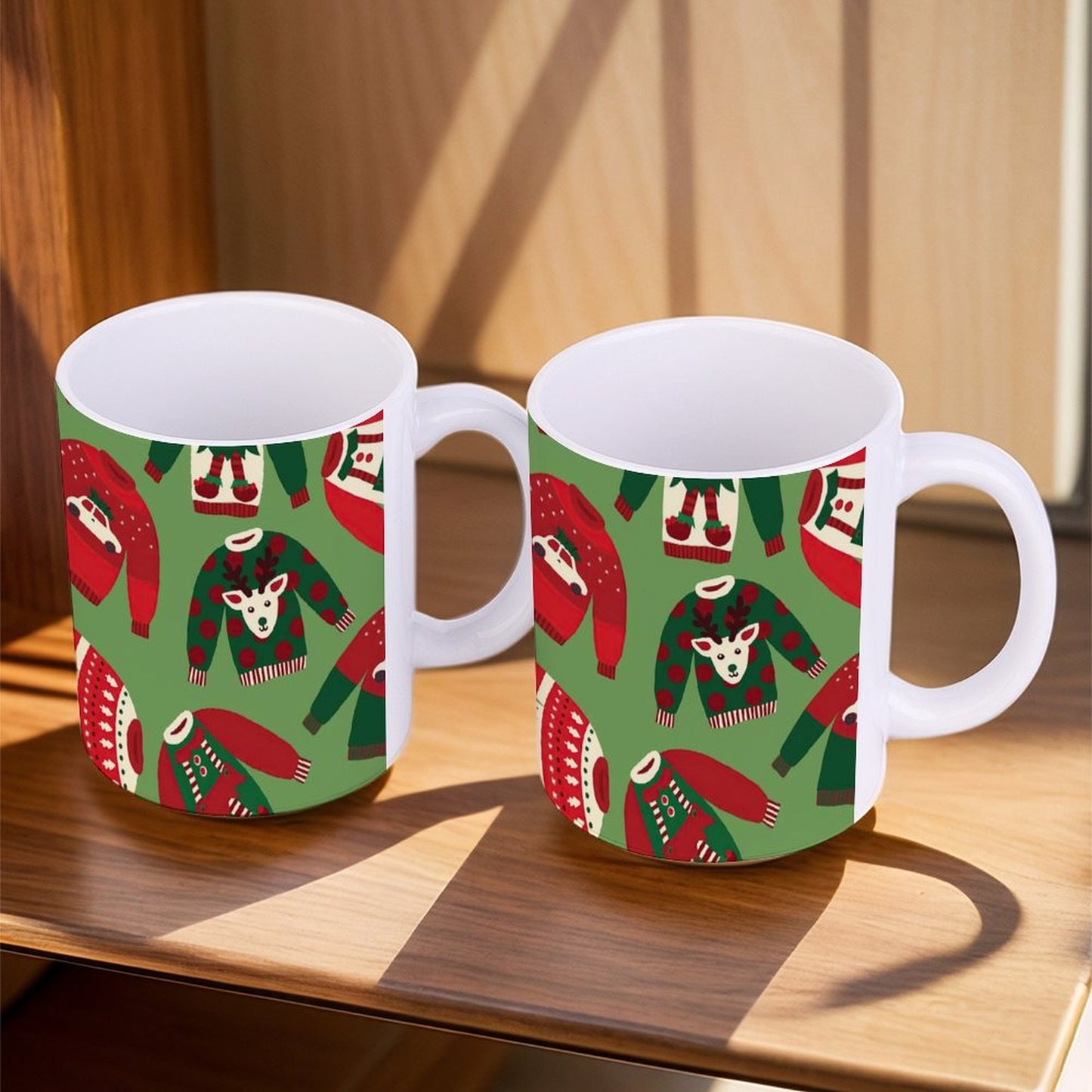 POD US Local White mug with full print, Christmas 0080