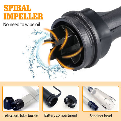 US Local Battery-Operated Aquarium Vacuum Gravel Cleaner