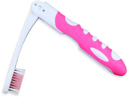 Foldable Toothbrush Travel Portable Glue Injection Prawn Toothbrush