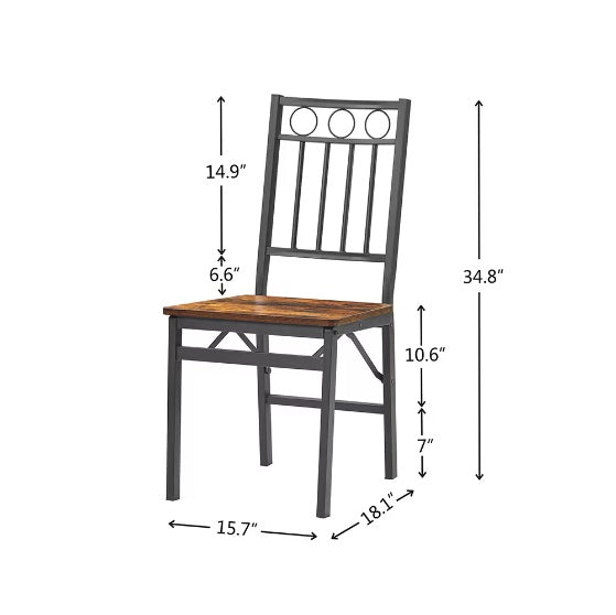 US Local 2 Folding Dining Chairs