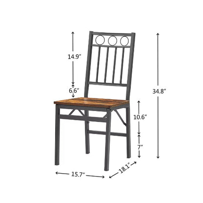 US Local 2 Folding Dining Chairs