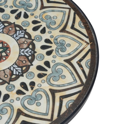 US Local Patio Side Table With Shelf