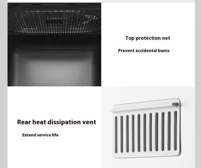 Visual Non Flip Electric Fryer Oven